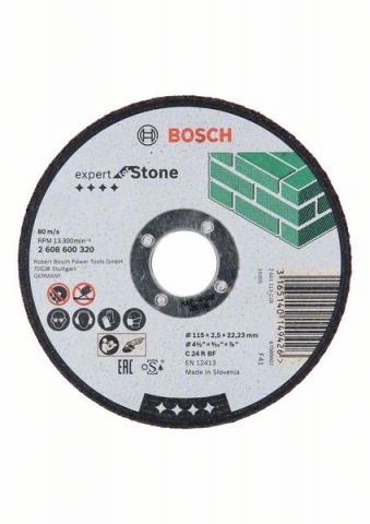  , , Expert for Stone C 24 R BF, 115 mm, 2,5 mm