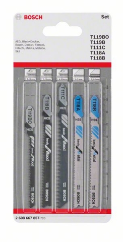    5        -  T 119 BO; T 119 B; T 11 C; T 118 A; T 118 B