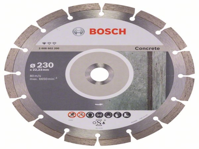    Standard for Concrete 230 x 22,23 x 2,3 x 10 mm
