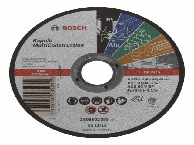  , , Rapido Multi Construction ACS 60 V BF, 125 mm, 1,0 mm