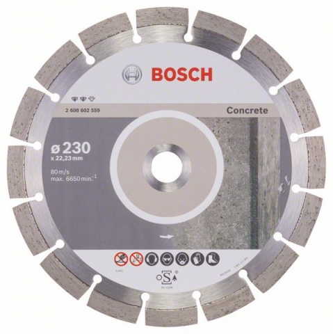    Expert for Concrete 230 x 22,23 x 2,4 x 12 mm