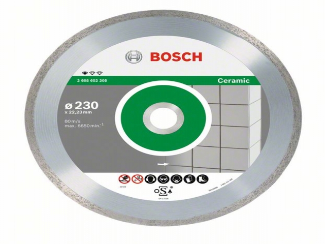   Standard for Ceramic 230 x 22,23 x 1,6 x 7 mm