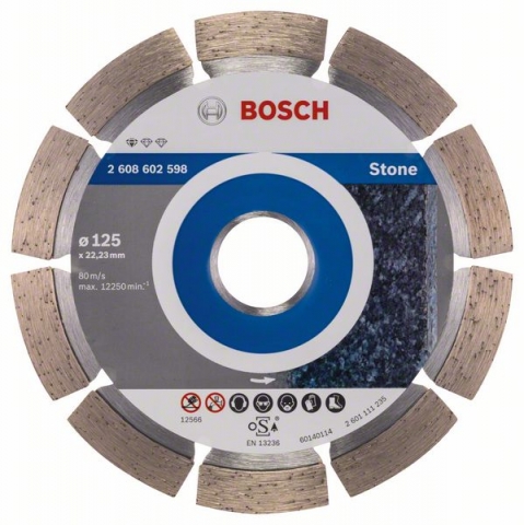    Standard for Stone 125 x 22,23 x 1,6 x 10 mm