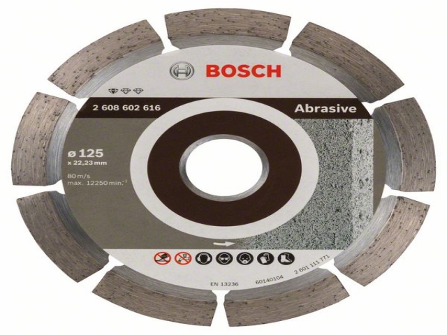    Standard for Abrasive 125 x 22,23 x 6 x 7 mm