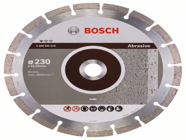    Standard for Abrasive 230 x 22,23 x 2,3 x 10 mm