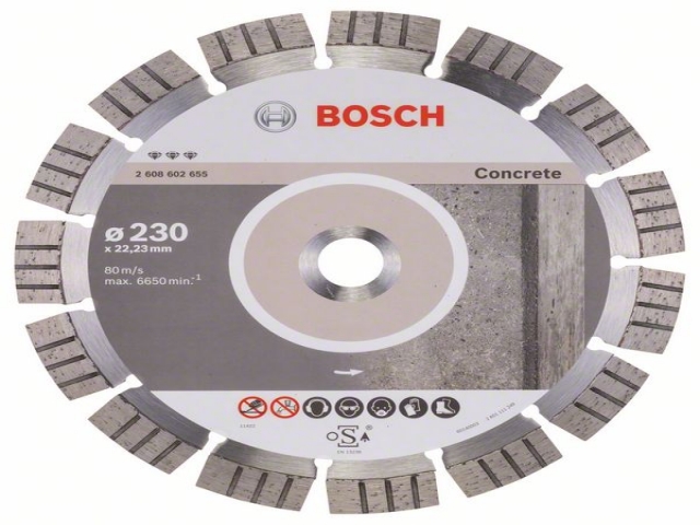    Best for Concrete 230 x 22,23 x 2,4 x 15 mm