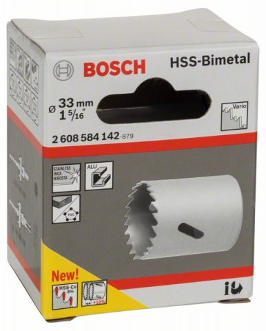  HSS-Bimetall    33 mm, 1 5/16"