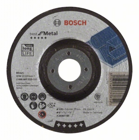  , , Best for Metal A 2430 T BF, 125 mm, 7,0 mm