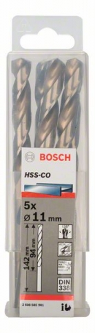    HSS-Co , DIN 338 11 x 94 x 142 mm