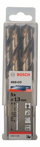    HSS-Co , DIN 338 13 x 101 x 151 mm
