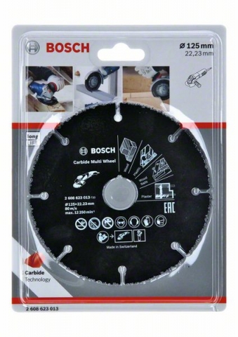   Carbide Multi Wheel, 125 125 mm; 22,23 mm