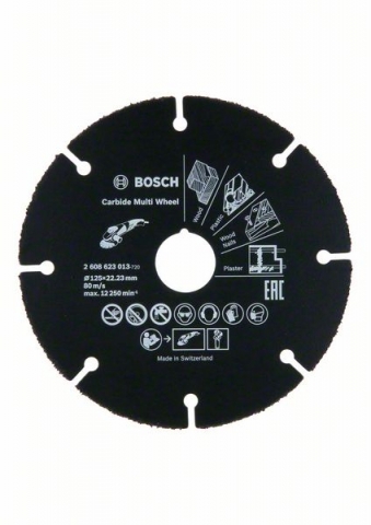   Carbide Multi Wheel, 125 125 mm; 22,23 mm