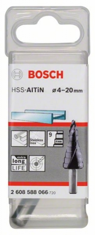   HSS-AlTiN 4 - 20 mm, 8,0 mm, 70,5 mm