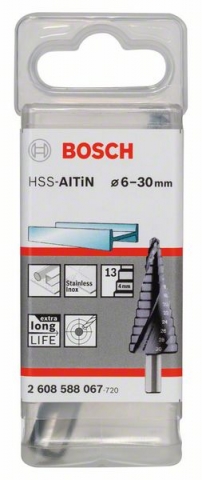   HSS-AlTiN 6 - 30 mm, 10,0 mm, 93,5 mm