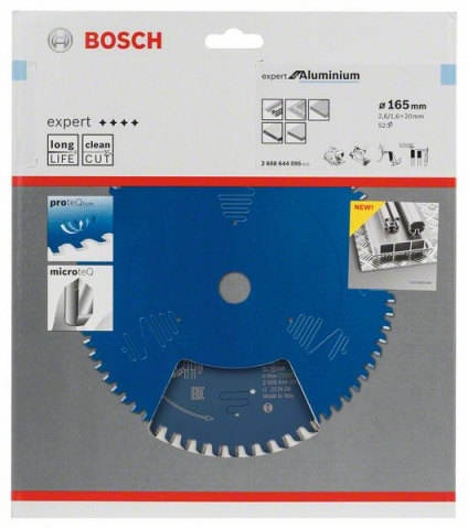   Expert for Aluminium 165 x 20 x 2,6 mm, 52