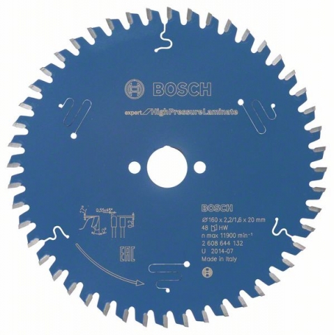   Expert for High Pressure Laminate 160 x 20 x 2,2 mm, 48