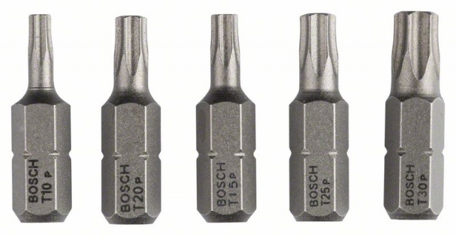   5 - Extra Hart (Torx) T 10; T 15; T 20; T 25; T 30; 25 