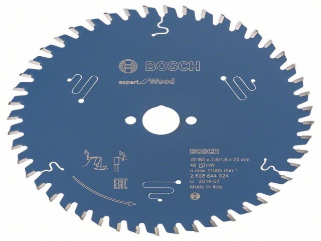 Пильный диск Expert for Wood 165 x 20 x 2,6 mm, 48