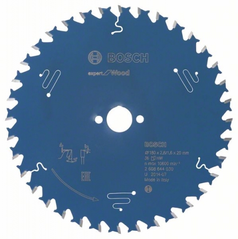 Пильный диск Expert for Wood 180 x 20 x 2,6 mm, 36