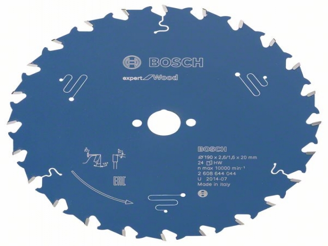 Пильный диск Expert for Wood 190 x 20 x 2,6 mm, 24