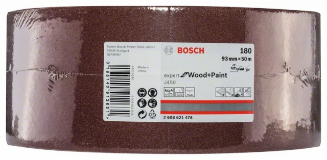 J450 Expert for Wood and Paint, 93  X 50 , G180 93mm X 50m, G180