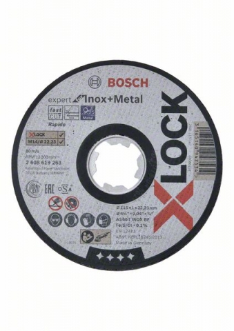      Expert for Inox+Metal 115x1x22,23 AS 60 T INOX BF, 115 mm, 1,0 mm