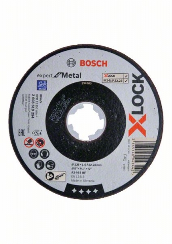      Expert for Metal X-LOCK 125x1,6x22,23 AS 46 S BF, 125 mm, 1,6 mm