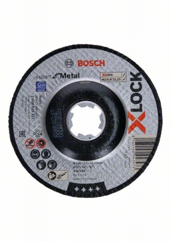      Expert for Metal X-LOCK 125x2,5x22,23 A 30 S BF, 125 mm, 2,5 mm