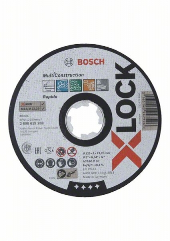      Multi Material X-LOCK 125x1x22,23 ACS 60 V BF, 125 mm, 1,0 mm