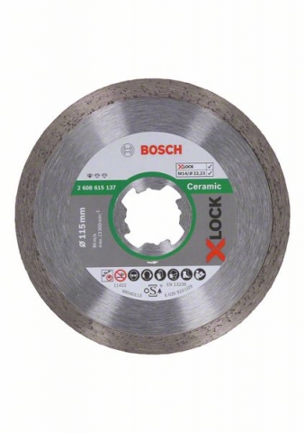    Standard for Ceramic X-LOCK 115x22,23x1,6x7 115 x 22,23 x 1,6 x 7 mm