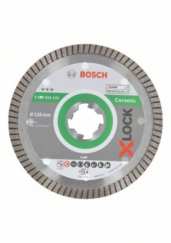    Best for Ceramic Extraclean Turbo X-LOCK 125x22,23x1,4x7 125 x 22,23 x 1,4 x 7 mm